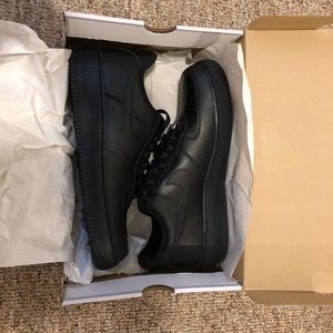 Brand new Nike Air Force 1 Black Size 10